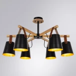 Потолочная люстра на штанге Arte Lamp Thomas A7032PL-6BK (220V)