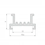 Основание для ленты SL-LINE-2522-2500 (Алюминий) 033415 Arlight