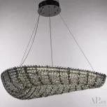 Подвесная люстра светодиодная APL LED Sicilia SH509.0.70.R.Ni.4000.Clear.731 (220V, хрусталь, на тросе)