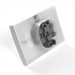 Розетка двойная с заземлением и защитной крышкой (белый) Stekker Эрна 49139