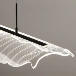 Подвесной светильник Novotech Foglio 359323 черный диммируемый, с ПДУ IP20 LED 36W 220V (на проводе)