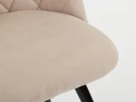 Стул MyFar Джозефина поворотный пыльно-бежевый микровелюр (комплект 2 шт) MF1017-2
