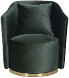 Кресло Garda Decor VERONA-2K-ЗЕЛЕНЫЙ-Bel37 (Изумрудный)