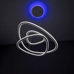 Подвесная люстра RGB Wi-Fi Citilux Неон Смарт CL731A330E (LED, 220V, умный дом - Алиса, на тросе)