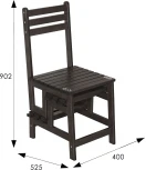 Стул-стремянка Массив венге от фабрики Mebelik