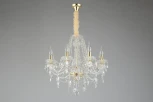 Подвесная люстра Aployt Koletta APL.755.13.08 (220V, хрусталь, на цепи, свеча)