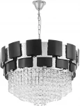 Подвесная люстра Lumina Deco Molina LDP 7045-600 BK+CHR (220V)