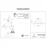 Встраиваемый точечный светильник Maytoni Metal Modern DL010-3-01-N