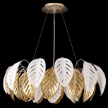 Подвесной светильник Crystal Lux RAMONA SP8 (220V, на тросе, листья)