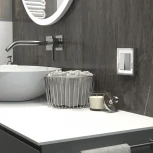 Рамка на 1 пост Baguette (белый/серебро) Werkel W0012850 (a060227)