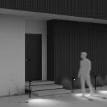 Наземный уличный светильник Maytoni Spira O497FL-L12B3K1 (LED, 220V, круглые, IP65)