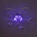 Потолочная люстра Eurosvet Curl 90129/5 хром