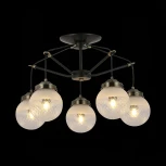 Потолочная люстра на штанге Evoluce Stricce SLE110302-05 (220V, шарики)