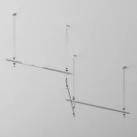 Шинопровод магнитный 1 м Flarity платина Maytoni Busbar trunkings Flarity TRX154-111PT (24V)