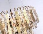 Подвесная люстра каскадная Ambrella TRADITIONAL TR5256 (220V, хрусталь, на тросе)