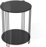 Столик кофейный Sheffilton SHT-CT34 черный муар/черный глянец от фабрики Sheffilton
