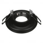 Встраиваемый светильник под лампу MR11 с цоколем GU10 черный Wolta Acento WDL-MR11/05BL-R