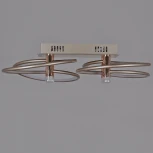 Потолочная люстра светодиодная с управлением смарфоном и пультом Reluce 09253-0.3-4S Champaign silver (регулировка яркости, 220V)