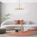 Подвесная люстра Moraine 10167/6PL E14*40W Nickel (220V, на цепи)