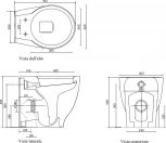 Унитаз приставной Galassia Ergo 7107
