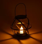 Уличный светильник подвесной на солнечной батарее Эра Лофт ERASFM-01 (LED, свеча, шар)