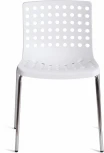 Стул SKALBERG (mod. C-084-A) / 1 шт. в упаковке (Металл,Пластик /Белый,Хром)