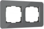Рамка на 2 поста Elite (графит, стекло) Werkel W0022440 (a057879)