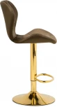 Барный стул Woodville Porch cappuccino / gold