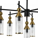 Потолочная люстра на штанге (13037/7R Black) Indigo Torazzo V000528 (220V)