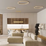 Подвесной светильник Maytoni Rim MOD058PL-L100BS4K (LED, 220V, на тросе, кольцо)