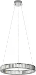 Подвесной светильник Citilux Чезаре CL338161 (регулировка яркости, LED, 220V, хрусталь, пульт управления, на тросе, кольцо)