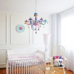 Подвесная люстра Rainbow D80 ImperiumLoft Rnb_01 (101982-26) (для детской, 220V, подвески, на цепи, подсвечник, свеча)