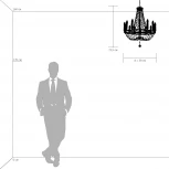 Подвесная люстра Osgona Castello 744148