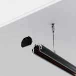 Шинопровод под гипсокартон накладной/подвесной магнитный черный 2м Maytoni Busbar trunkings Exility TRXM034-R-412B (48V)