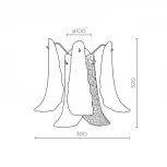 Бра Modelux MODELUX ML.6777.02P GD