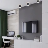 Точечный светильник Reluce 53004-9.5-001IL GX53+LED3W BK (220V)