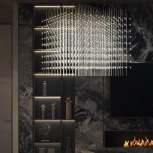 Подвесная люстра Loft It Maze 10348/1200 (LED, 220V, на тросе, куб)