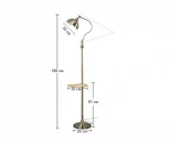 Торшер изогнутый со столиком Kink Light Амман 07083 (220V)