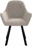 Стул 240 поворотный, Z128 бежевый, ножки черные Dikline 00-00062352