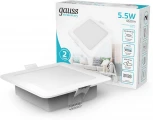 Светильник встраиваемый Gauss Elementary Downlight 998420205 5,5W 460lm 4000K IP20 белый LED (220V)