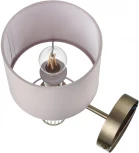 Бра Lumion Damona 8109/1W латунь титаниум/бежевый, металл/текстиль/стекло E14 40W 220V