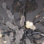 Потолочная люстра на штанге хрустальная Reluce 33029-0.4-380 CH (220V)