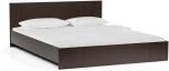 Двуспальная кровать Woodville Адайн 160х200 венге / венге 507385