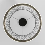 Подвесной светодиодный светильник Eurosvet Parafe 40024/1 LED серый (220V, на тросе, круглые)