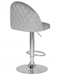 Стул барный DOBRIN MILANA (серый велюр (MJ9-75))
