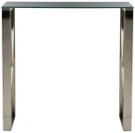 Консольный стол Garda Decor 76AR-8165KONS (Хром/Дымчатый)