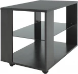 Стол журнальный BeautyStyle 5 венге/стекло черное от фабрики Mebelik