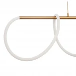 Подвесной светильник с гибким неоном и пультом Citilux Python CL220123 (регулировка яркости, LED, на тросе)