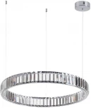 Подвесной светильник Odeon Light L-vision 4930/36L хром/прозрачный металл/хрусталь LED 36W VEKIA (220V, на тросе, кольцо)