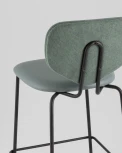 Стул полубарный Masey зеленый со светло-зеленой экокожей Stool Group арт.УТ000039584